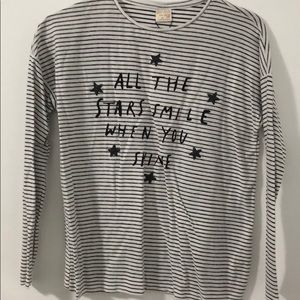 Zara Striped Long Sleeve